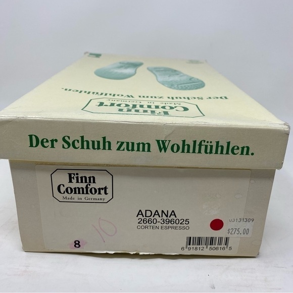 Finn Comfort Adana Leather Sandals Espresso - Picture 7 of 8